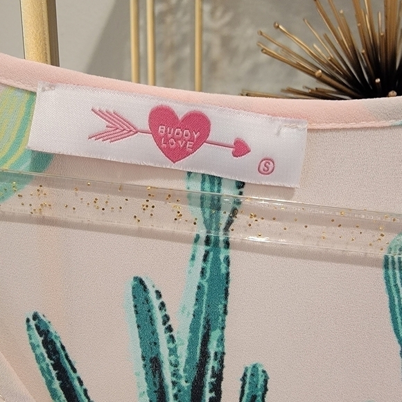 BUDDY LOVE Cactus Top size small - Picture 2 of 5